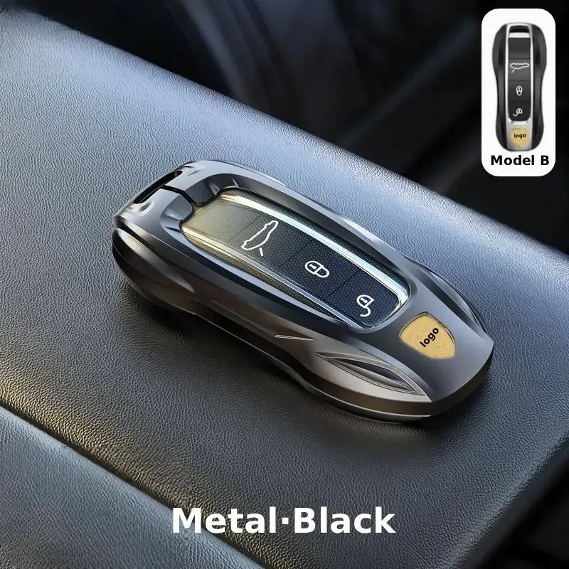 Asign Metal Key Fob Cover for Porsche Keys