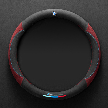 Asign Leather  Suede Steering Wheel Cover For BMW