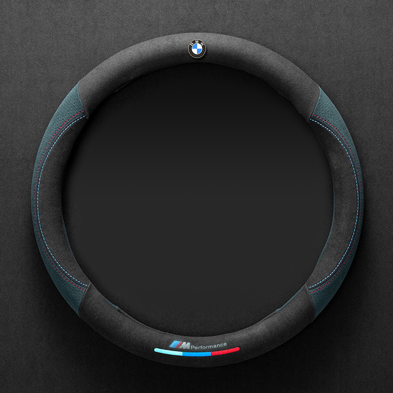 Asign Leather  Suede Steering Wheel Cover For BMW