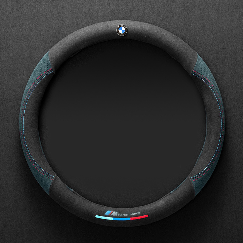 Asign Leather  Suede Steering Wheel Cover For BMW