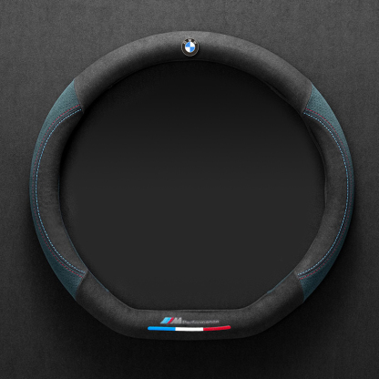 Asign Leather  Suede Steering Wheel Cover For BMW