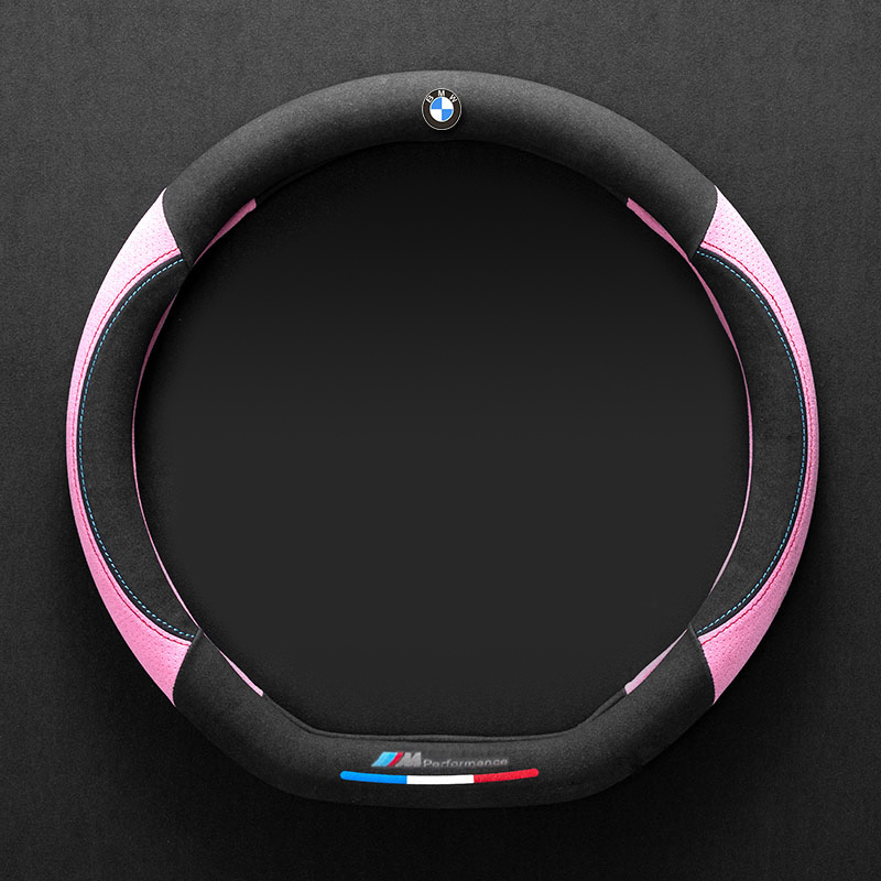 Asign Leather  Suede Steering Wheel Cover For BMW