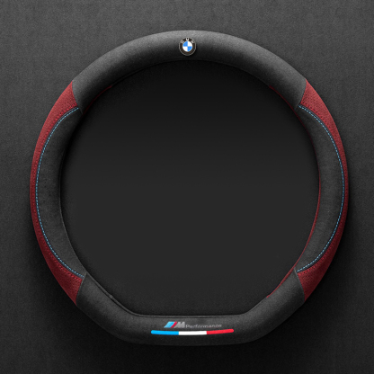 Asign Leather  Suede Steering Wheel Cover For BMW