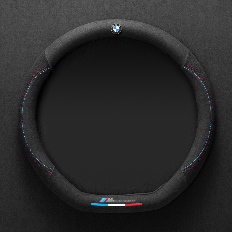 Asign Leather  Suede Steering Wheel Cover For BMW