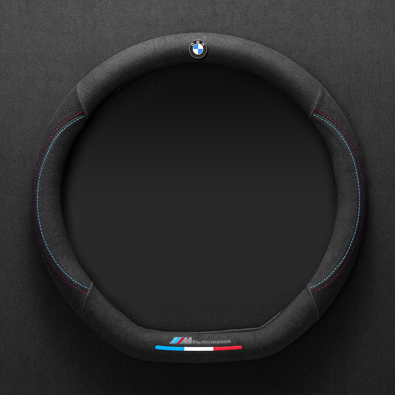 Asign Leather  Suede Steering Wheel Cover For BMW