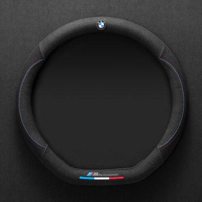 Asign Leather  Suede Steering Wheel Cover For BMW