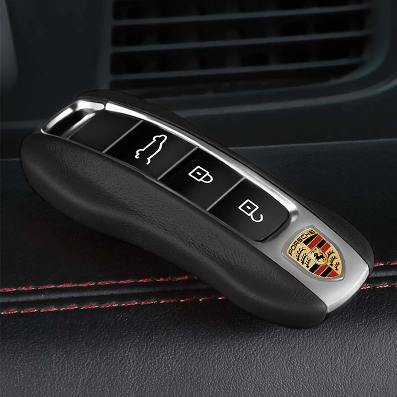 Asign Leather Key Fob Cover for Porsche – OEM-Style Leather Replacement