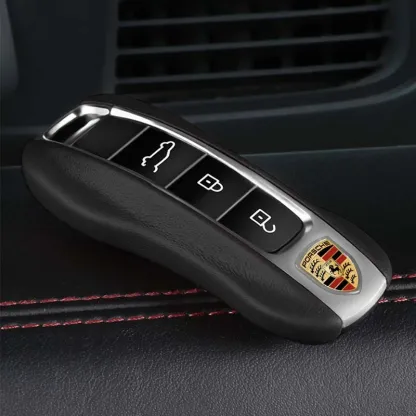 Asign Leather Key Fob Cover for Porsche – OEM-Style Leather Replacement