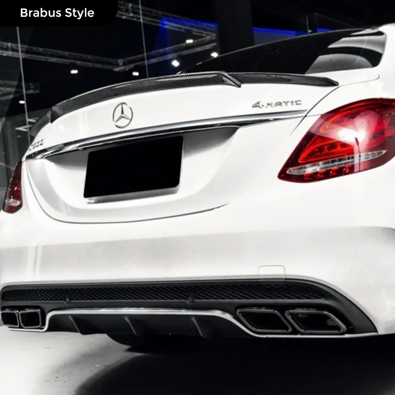 Asign Real Carbon Fiber Trunk Spoiler for Mercedes-Benz C-Class W205 Sedan/Coupe