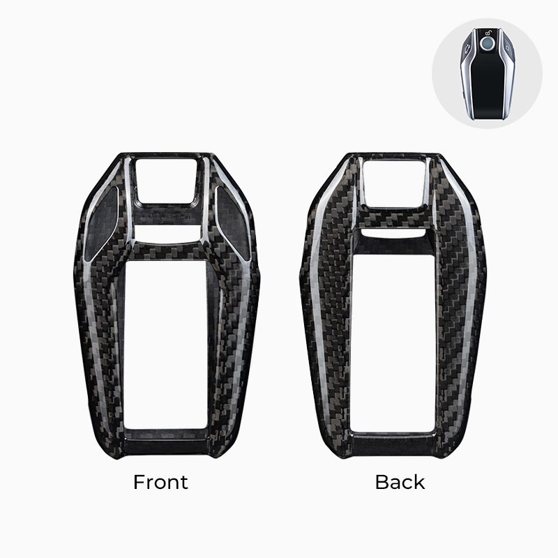Asign Carbon Fiber Car Key Fob Cover Shell Case For BMW Keys