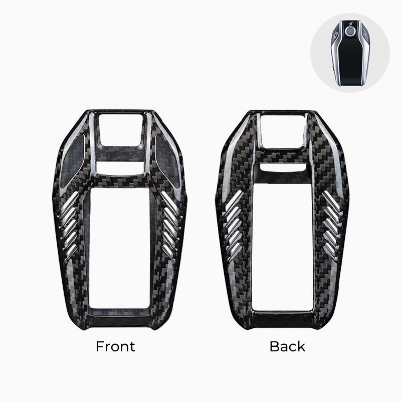 Asign Carbon Fiber Car Key Fob Cover Shell Case For BMW Keys