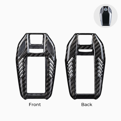 Asign Carbon Fiber Car Key Fob Cover Shell Case For BMW Keys