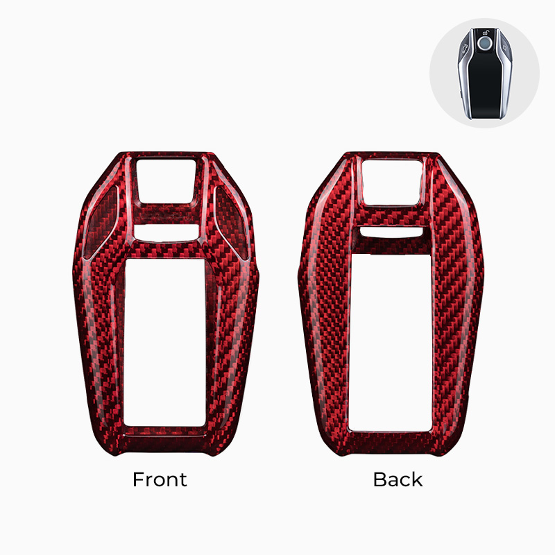 Asign Carbon Fiber Car Key Fob Cover Shell Case For BMW Keys