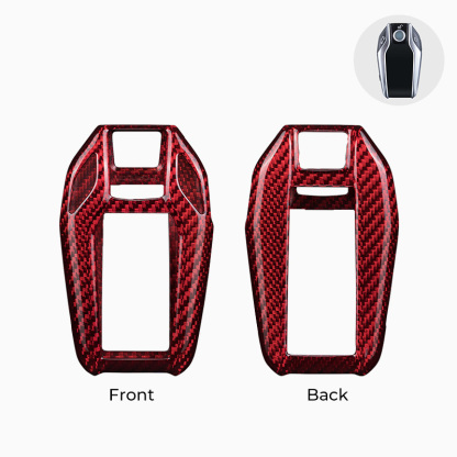 Asign Carbon Fiber Car Key Fob Cover Shell Case For BMW Keys