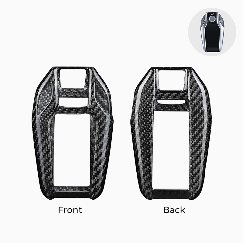 Asign Carbon Fiber Car Key Fob Cover Shell Case For BMW Keys