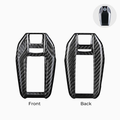 Asign Carbon Fiber Car Key Fob Cover Shell Case For BMW Keys