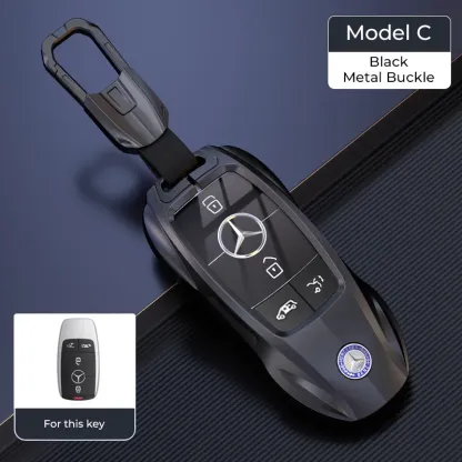 Mercedes-Benz Premium Detail Kit: Metal Key Cover, Interior Door Bowl & Door Lock Protection