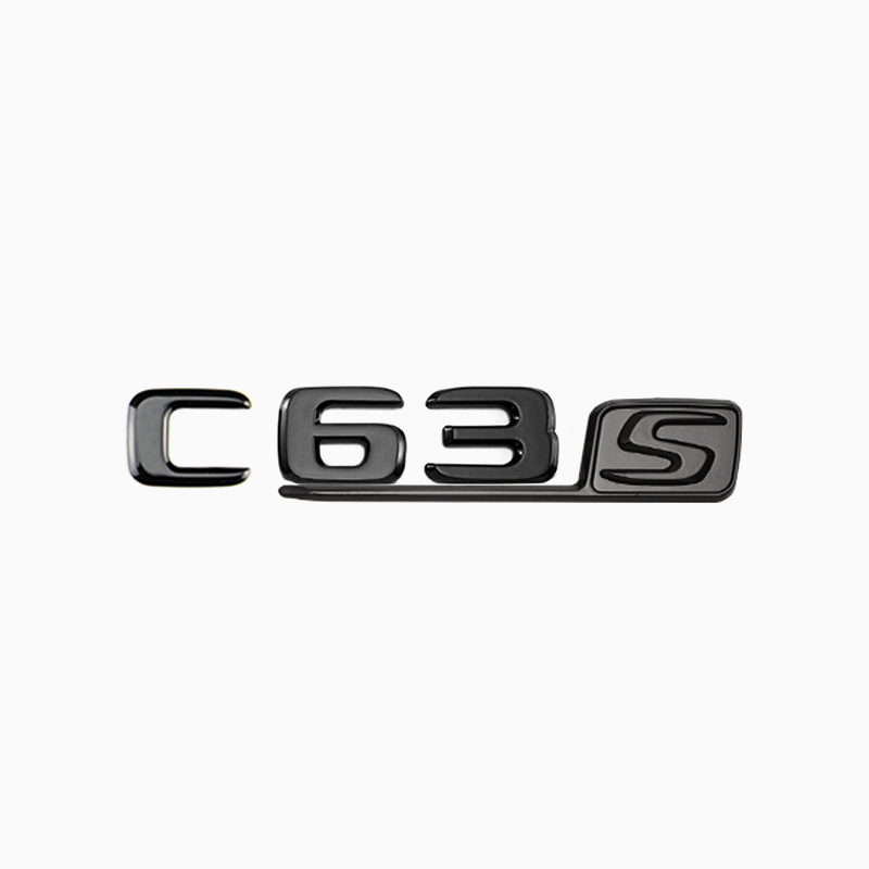 Asign Gloss Black Rear Trunk Emblem For Mercedes GLE/GLC/C-Class/CLE/GLB/CLA/E-Class/SLK