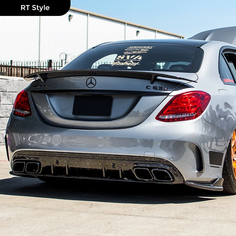 Asign Real Carbon Fiber Trunk Spoiler for Mercedes-Benz C-Class W205 Sedan/Coupe