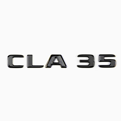 Asign Gloss Black Rear Trunk Emblem For Mercedes GLE/GLC/C-Class/CLE/GLB/CLA/E-Class/SLK