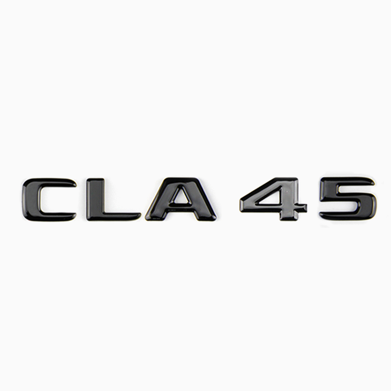 Asign Gloss Black Rear Trunk Emblem For Mercedes GLE/GLC/C-Class/CLE/GLB/CLA/E-Class/SLK