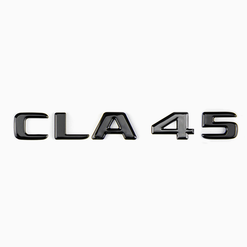 Asign Gloss Black Rear Trunk Emblem For Mercedes GLE/GLC/C-Class/CLE/GLB/CLA/E-Class/SLK