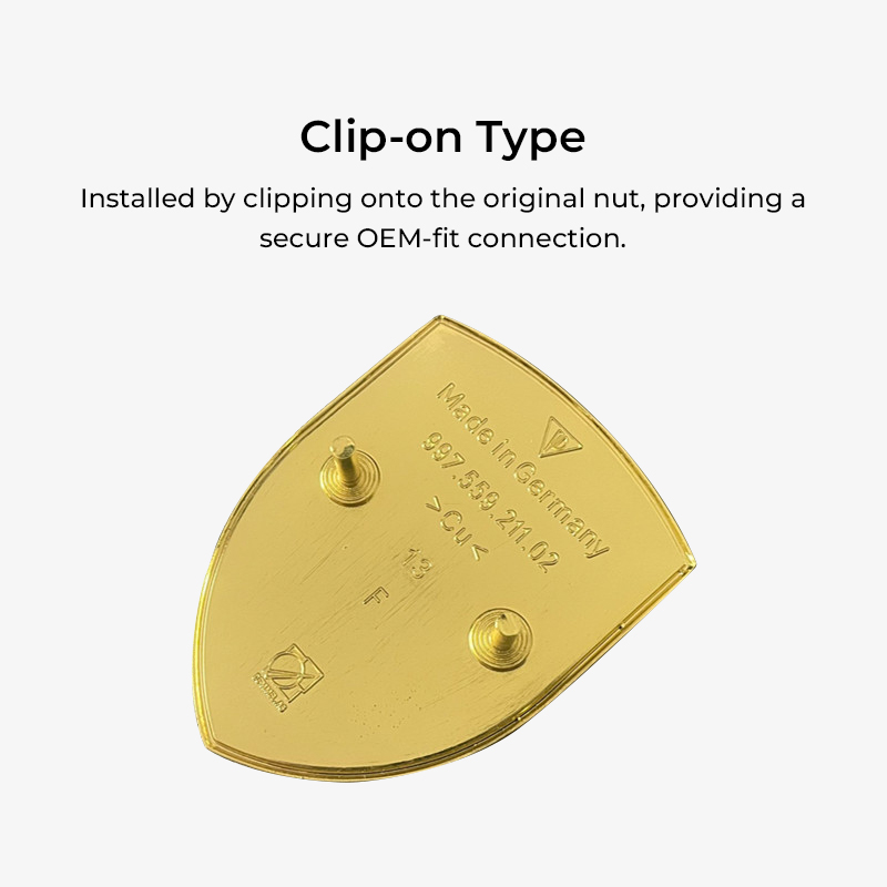 Asign Front Hood Crest Emblem for Porsche-Multiple Finishes