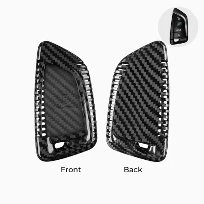 Asign Carbon Fiber Car Key Fob Cover Shell Case For BMW Keys