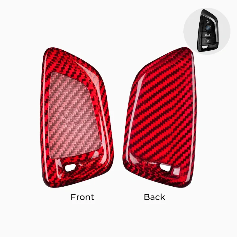 Asign Carbon Fiber Car Key Fob Cover Shell Case For BMW Keys