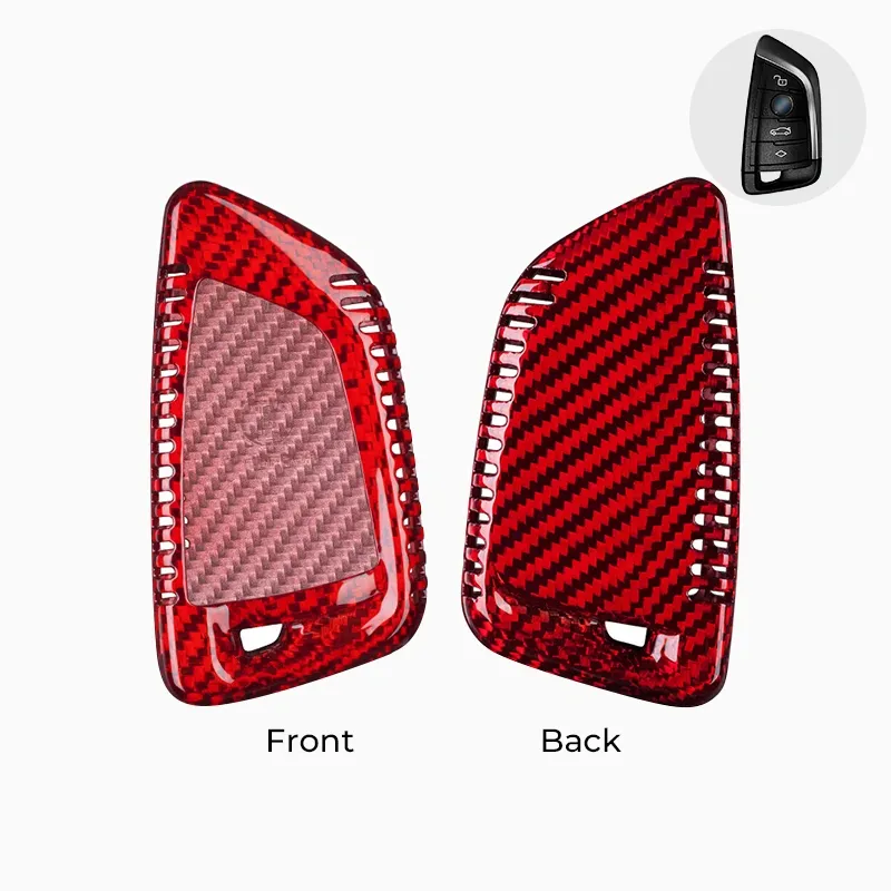 Asign Carbon Fiber Car Key Fob Cover Shell Case For BMW Keys