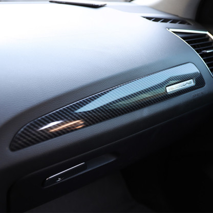 Asign Audi Q5 10-18 Carbon Fiber-Look & Walnut Interior Trim Kit - Center Console, Gear Shift, Cup Holder Accent