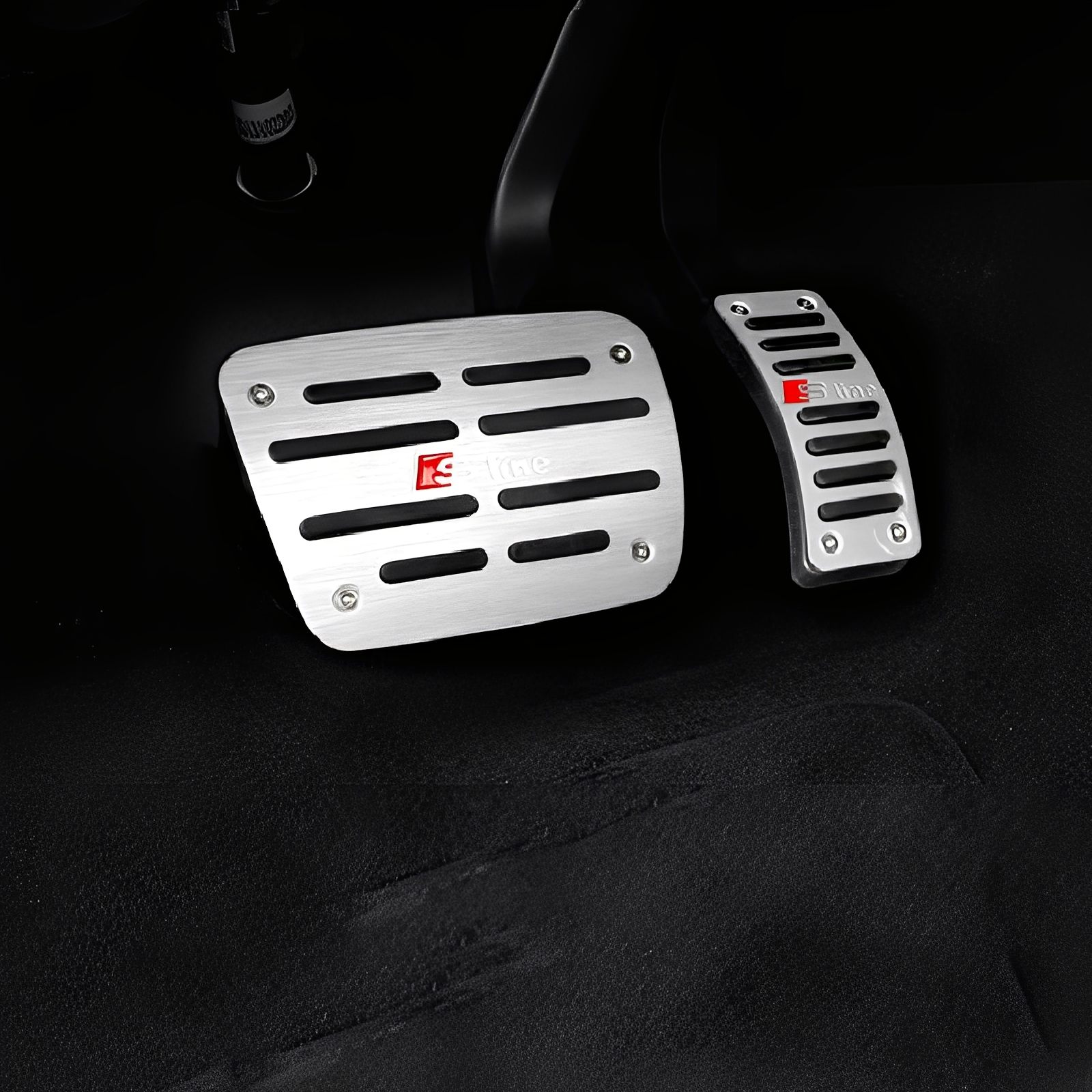 Asign Non-Slip Pedal Cover Set for Audi A3 A4 A6 Q3 Q5 – Gas, Brake & Footrest Upgrade