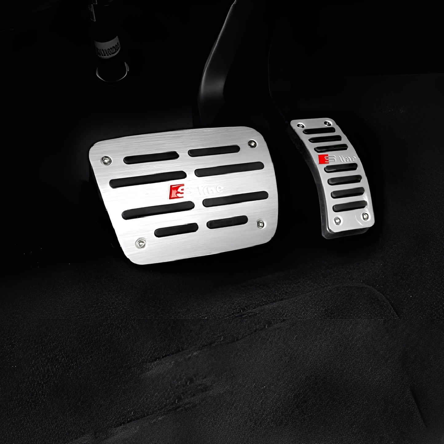 Asign Non-Slip Pedal Cover Set for Audi A3 A4 A6 Q3 Q5 – Gas, Brake & Footrest Upgrade