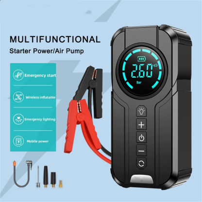 Asign 8000mAh Car Jump Starter & 5Bar Tire Inflator – Your Roadside Lifesaver