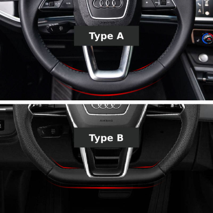 Asign Leather Suede Steering Wheel Cover For Mercedes-Benz