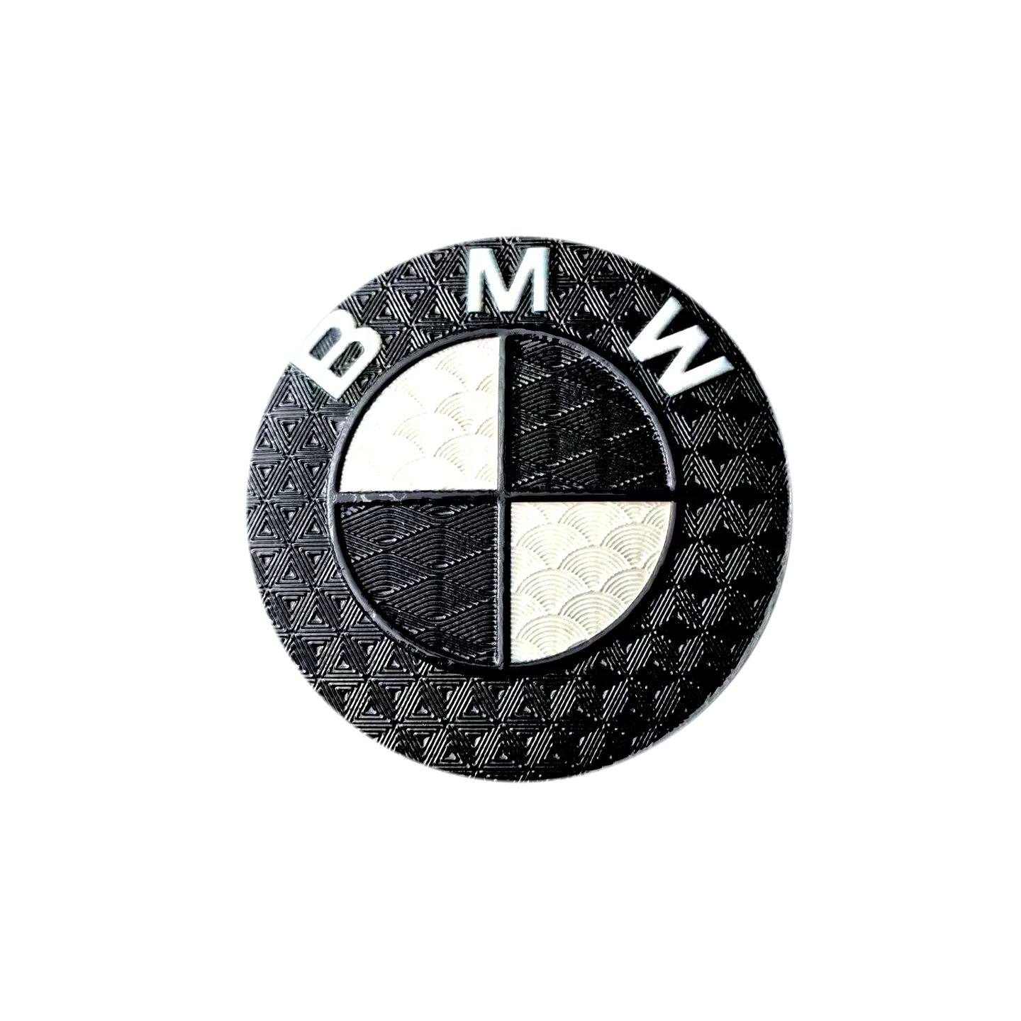 Asign Custom Carbon Fiber Style Hood & Trunk Emblem for Selected BMW Models