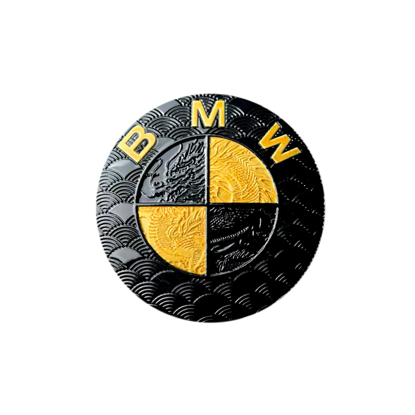 Asign Custom Carbon Fiber Style Hood & Trunk Emblem for Selected BMW Models