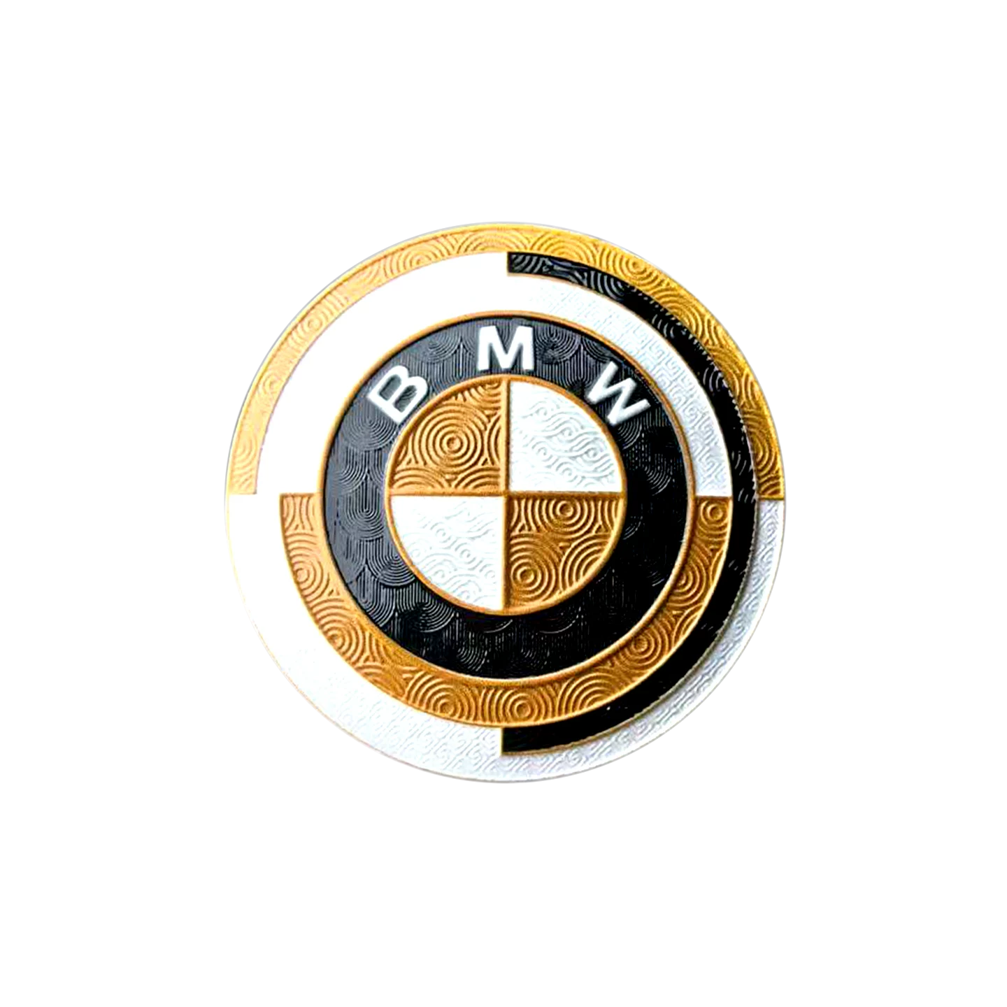 Asign Custom Carbon Fiber Style Hood & Trunk Emblem for Selected BMW Models