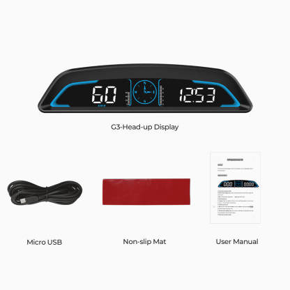Asigncar G3 GPS Heads-Up Display with 6.5-Inch Screen