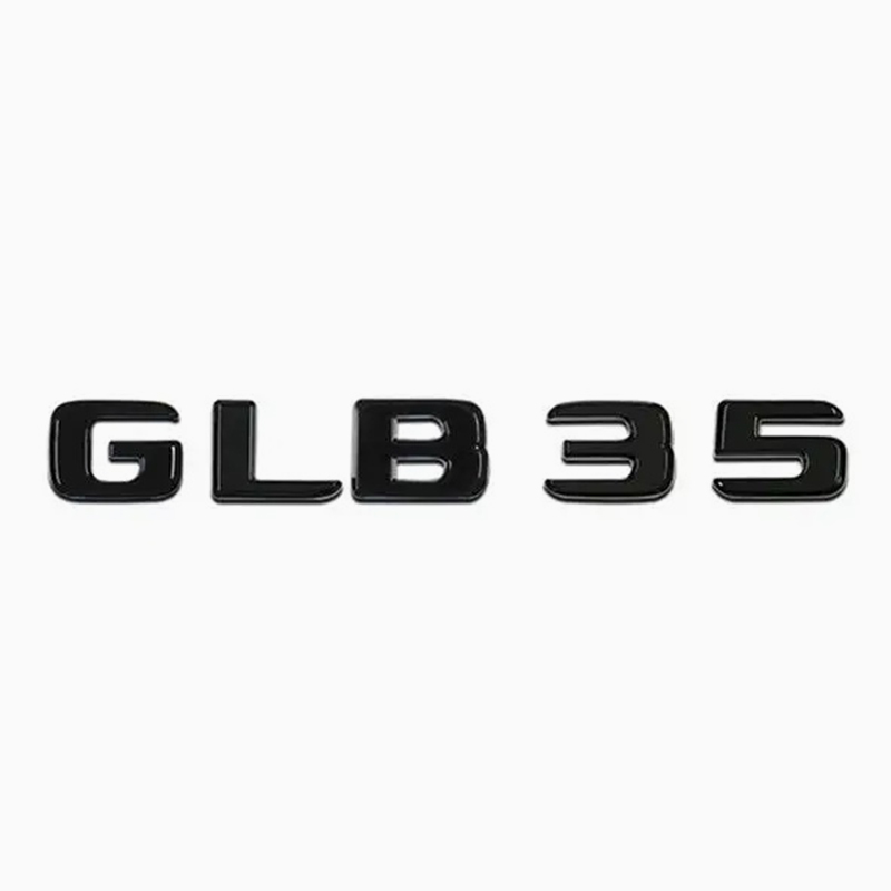 Asign Gloss Black Rear Trunk Emblem For Mercedes GLE/GLC/C-Class/CLE/GLB/CLA/E-Class/SLK