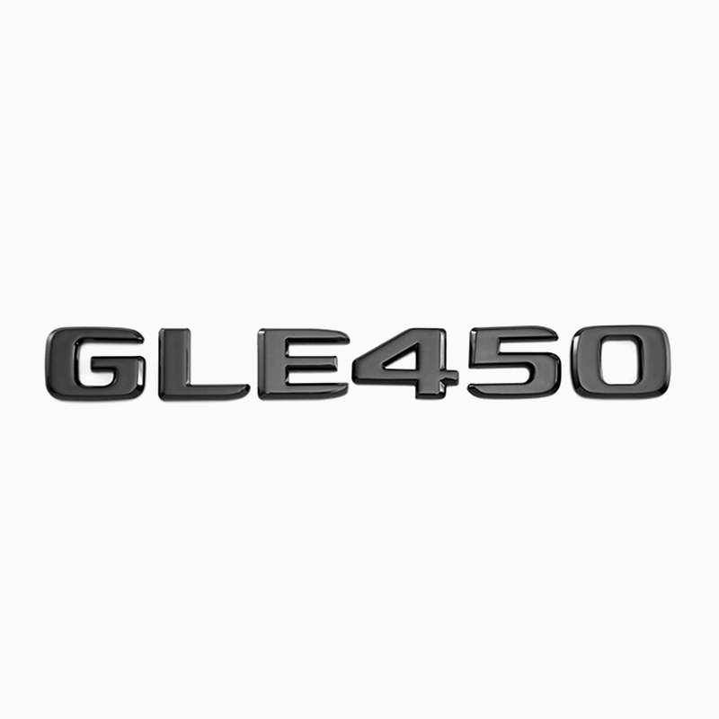 Asign Gloss Black Rear Trunk Emblem For Mercedes GLE/GLC/C-Class/CLE/GLB/CLA/E-Class/SLK