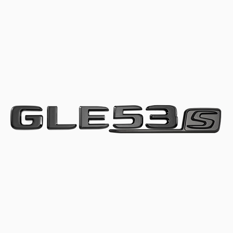 Asign Gloss Black Rear Trunk Emblem For Mercedes GLE/GLC/C-Class/CLE/GLB/CLA/E-Class/SLK