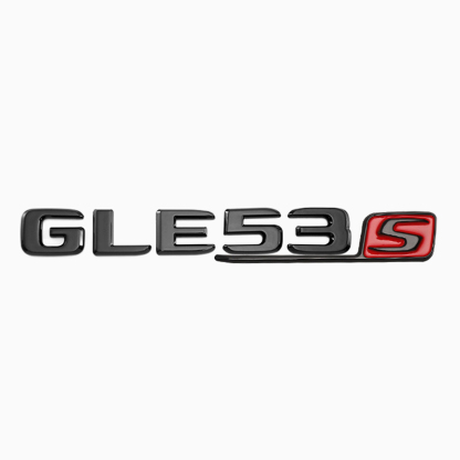 Asign Gloss Black Rear Trunk Emblem For Mercedes GLE/GLC/C-Class/CLE/GLB/CLA/E-Class/SLK