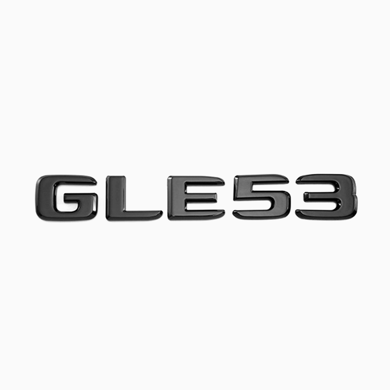 Asign Gloss Black Rear Trunk Emblem For Mercedes GLE/GLC/C-Class/CLE/GLB/CLA/E-Class/SLK