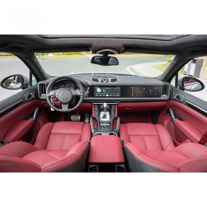 Asign — For Porsche Cayenne 2011-2027 Interior Modification 958.1 958.2 9Y0.1 2024 2025 9Y0.2 LED Screen Cover Fit for Interior Car