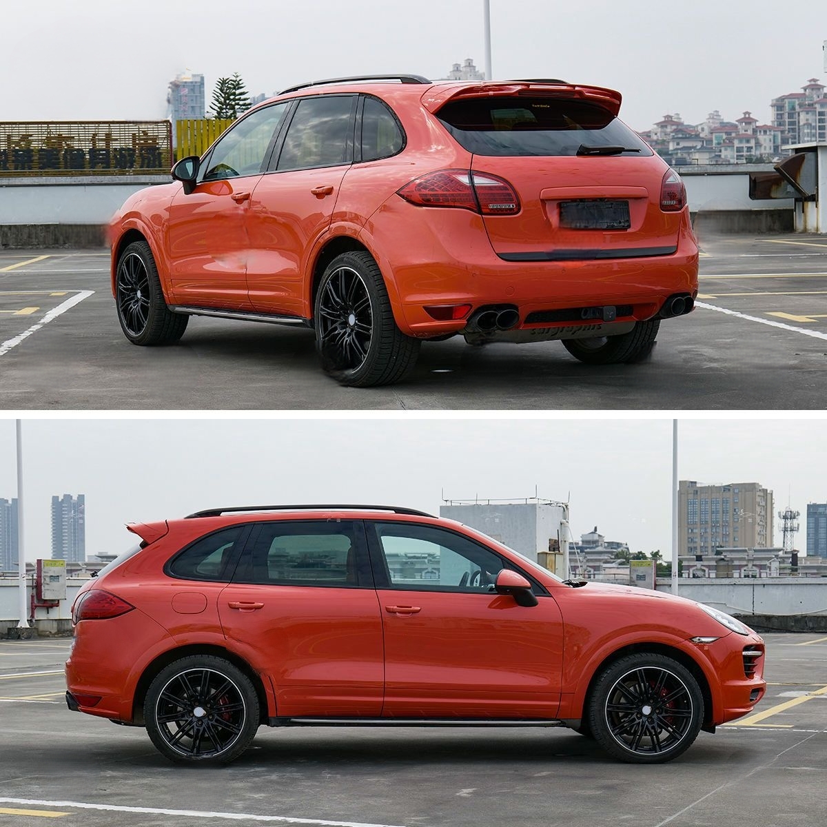 Asign — For 2011-2014 Cayenne 958.1 Car Modification and Upgrading GTS Wheel Arch Rear Lip Side Skirt Door