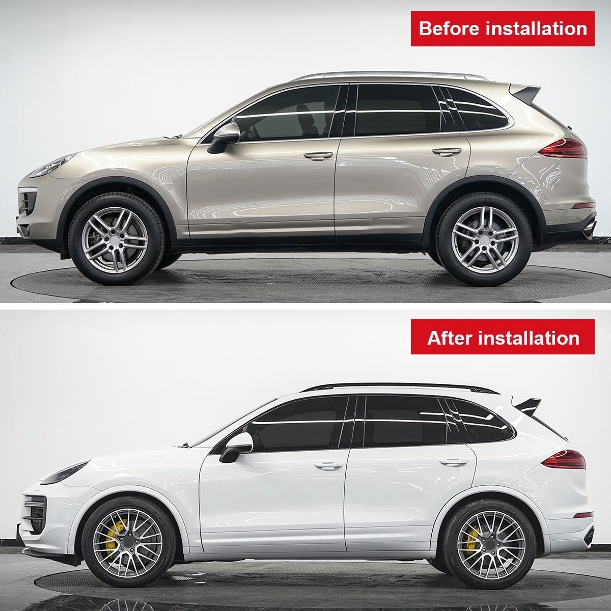 Asign — 2024 Cayenne Turbo GT Body Kit for 2015-2017 Cayenne Performance Parts Including Front Bumper Rear Bumper Taillights Car
