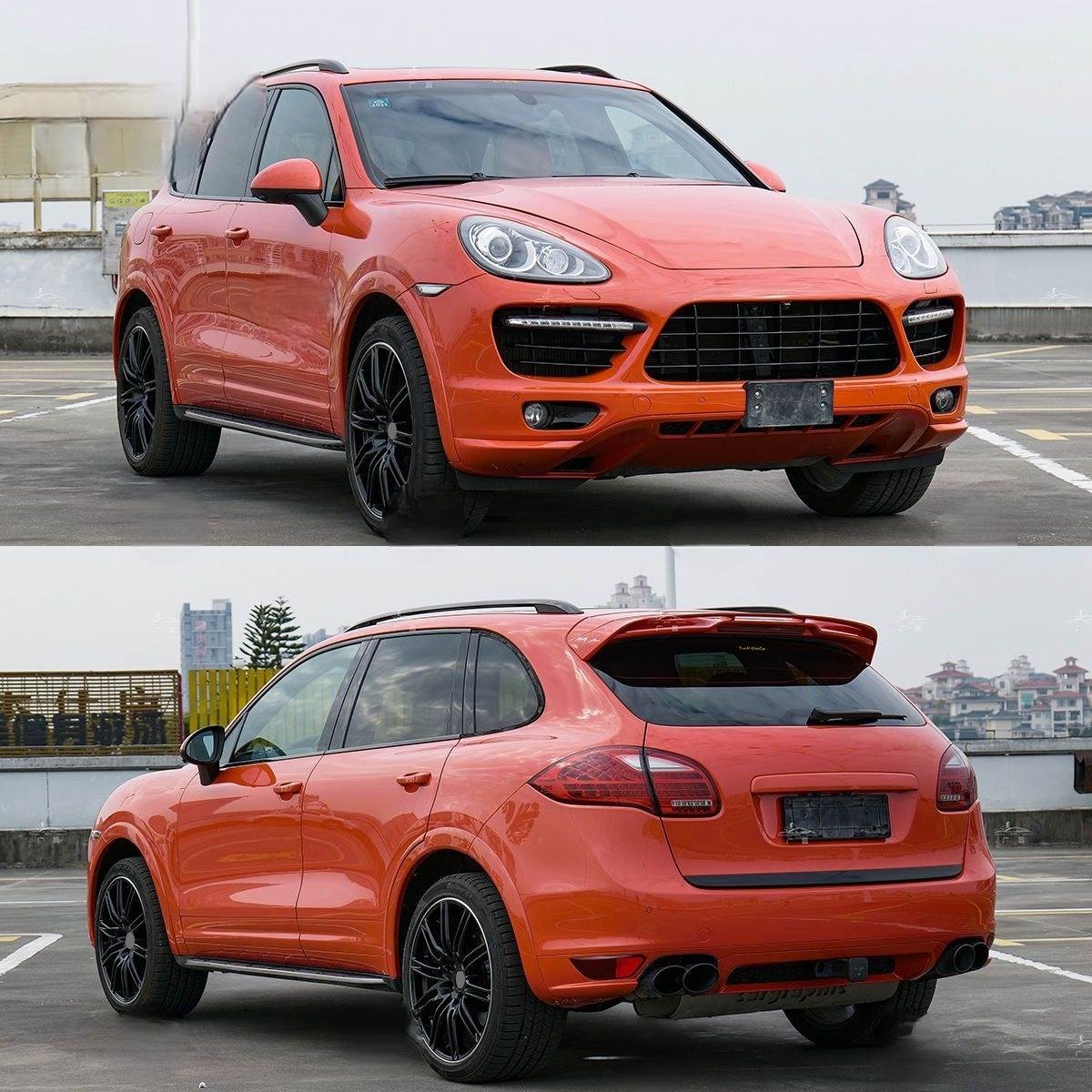 Asign — For 2011-2014 Cayenne 958.1 Car Modification and Upgrading GTS Wheel Arch Rear Lip Side Skirt Door