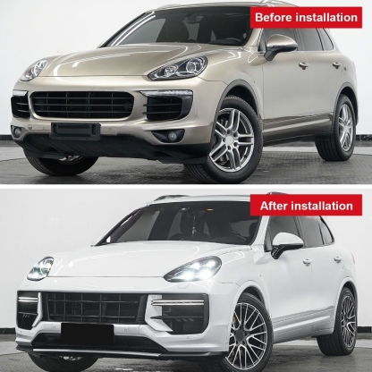 Asign — 2024 Cayenne Turbo GT Body Kit for 2015-2017 Cayenne Performance Parts Including Front Bumper Rear Bumper Taillights Car