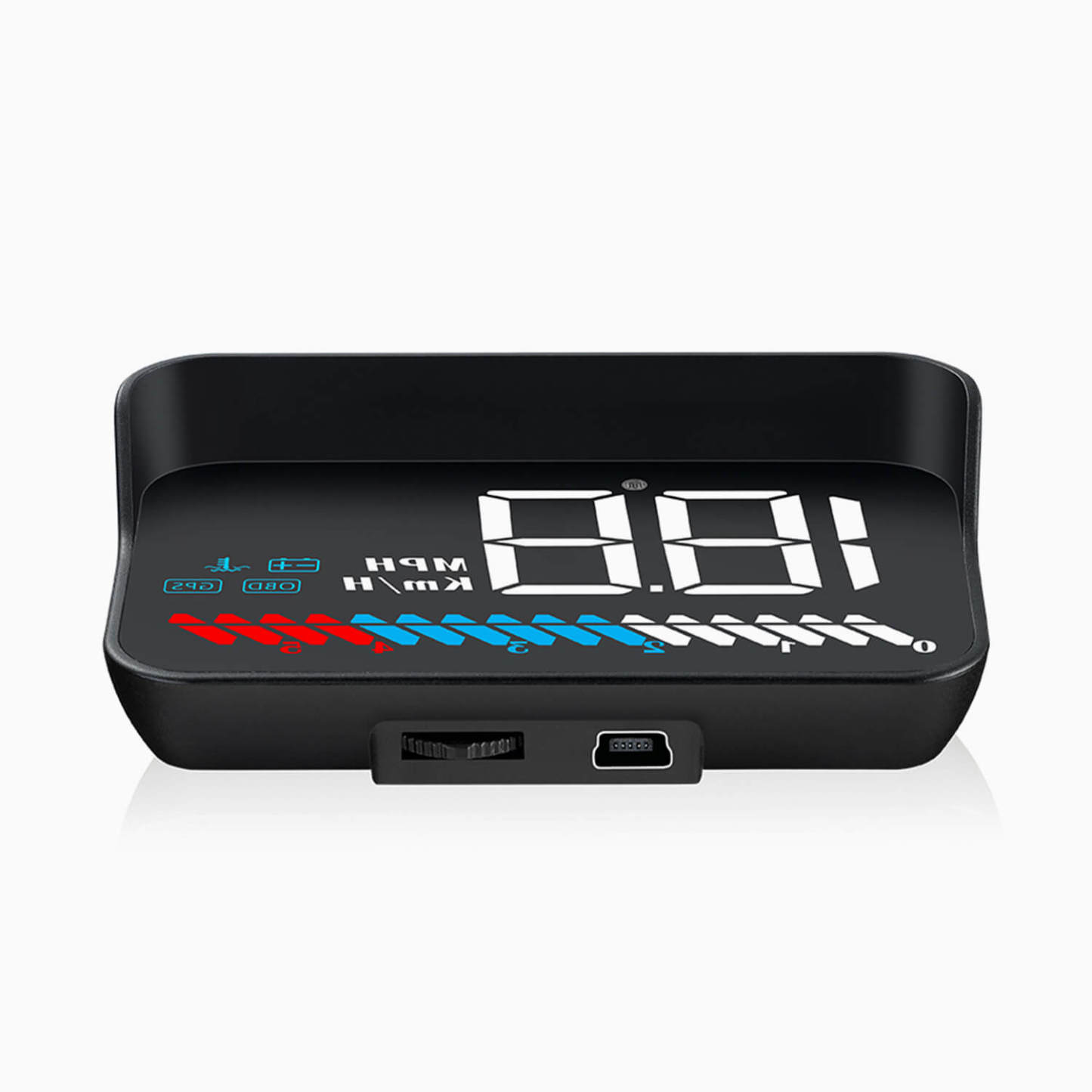 Asigncar M7 Dual-System HUD with OBD2+GPS for Audi Car